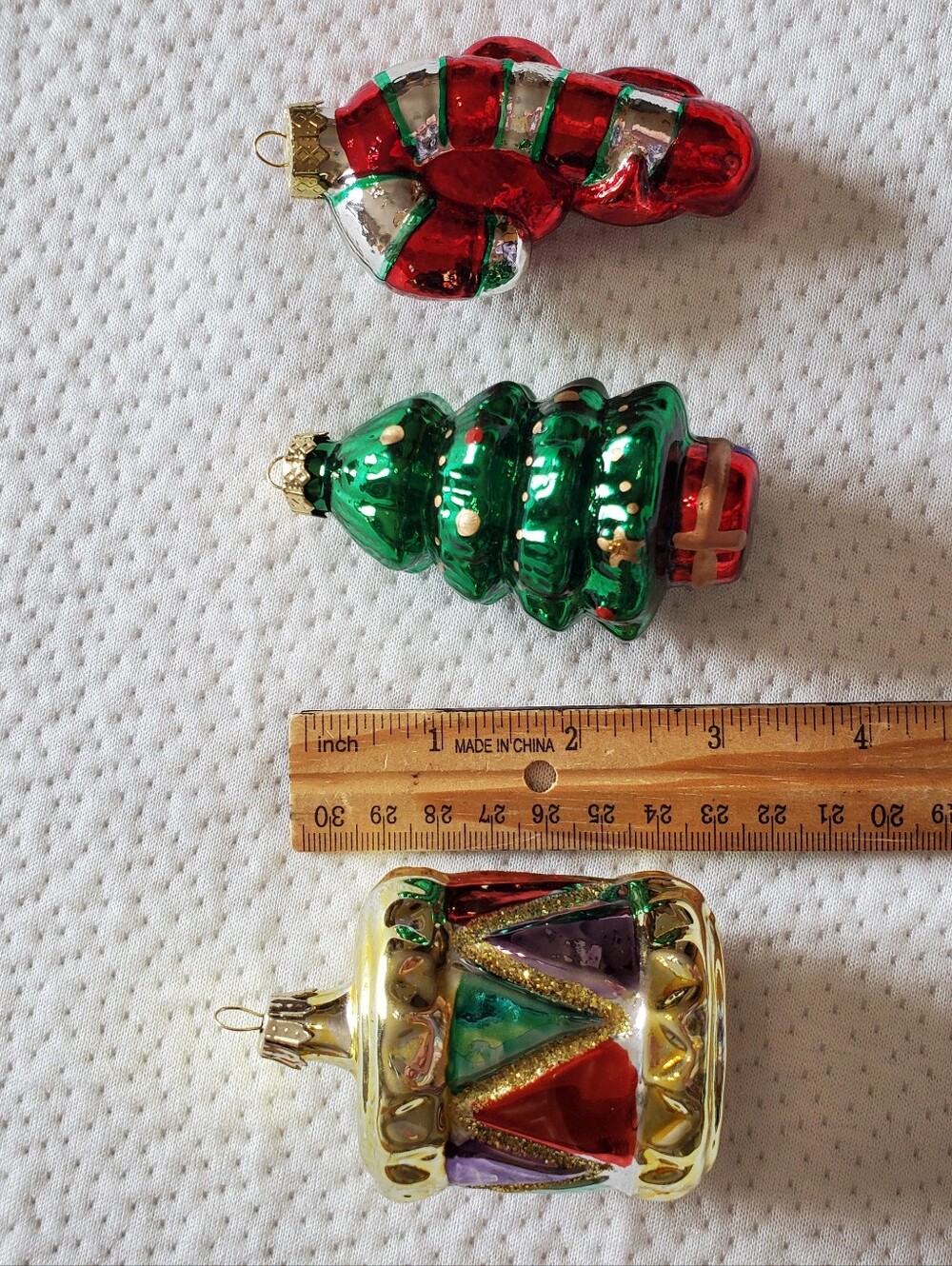 Vintage Thomas Pacconi Classics Blown Glass Christmas Ornaments Lot 2003 - Picture 7 of 13